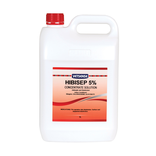 Vetsense Hibisep 5% Solution