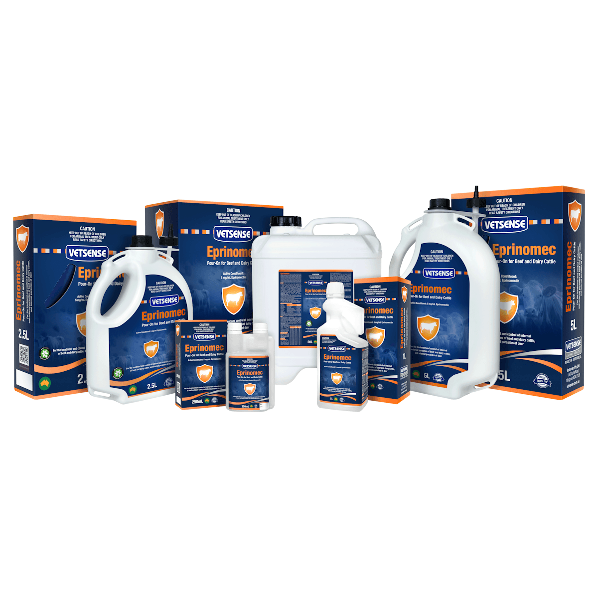 Vetsense Eprinomec Pour-On for Cattle